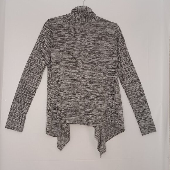 Women's Active Los Angeles Grey/Black Open Front Cardigan in Size Medium - Picture 2 of 7